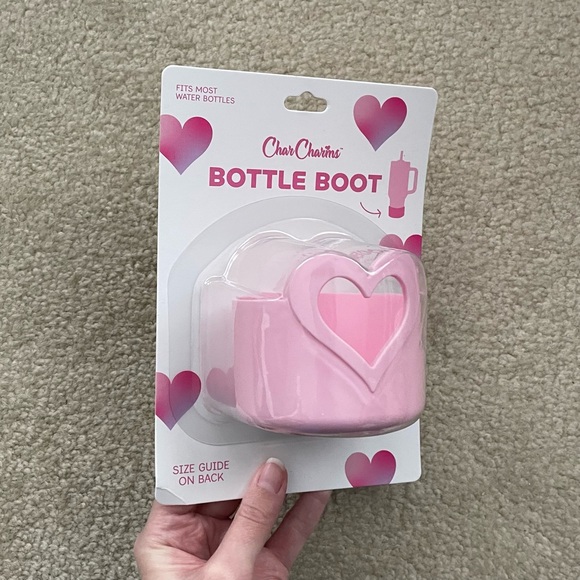 CharCharms Valentine’s Day Pink Heart Bottle Boot - Picture 6 of 15